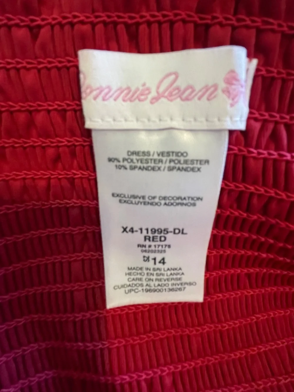 Nordstrom Bonnie Jean Velvet Smocked Dress